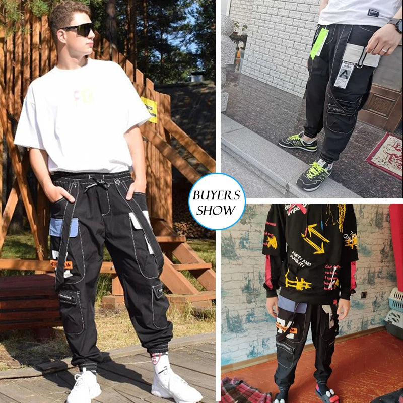 chaifenko 2023 new hot jogger leisure sports trousers men hip hop streetwear beam foot cargo pants fashion printing men pants streetwear sweatpants