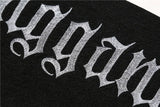 fashion back letters embroidery denim flare jeans mens zipper straight trouser hip hop destroy holes streetwear pants joggers unique joggers style 123