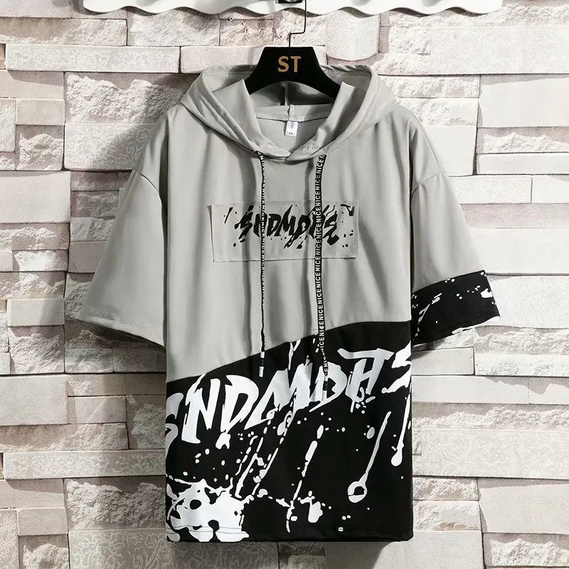 Summer Mens Hoodies Fashion Harajuku Hip Hop Streetwear Sweatshirt Men