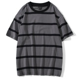 Y2k Vintage t-shirt – Aolamegs Men T Shirt Color Block Print 3 Color Optional Tee
