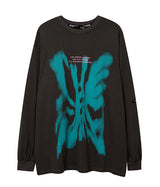 Anime Aesthetic Tee – Rainbowtouches 2021 Drop Shoulder Top High Street Graffiti P – Modern Streetwear for Everyone