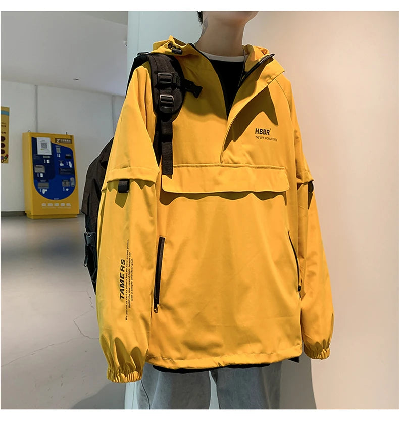 Minimalist Zip-Up Street Jacket Urban Fashion Essential