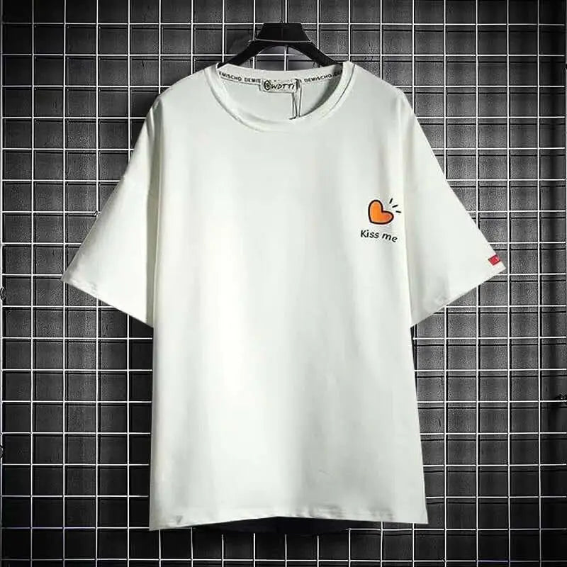 Y2K Graphic Tee – Black Kawaii Cat T Shirt Men Japanese Cute T Shirt – Urban Streetwear for Men & Women