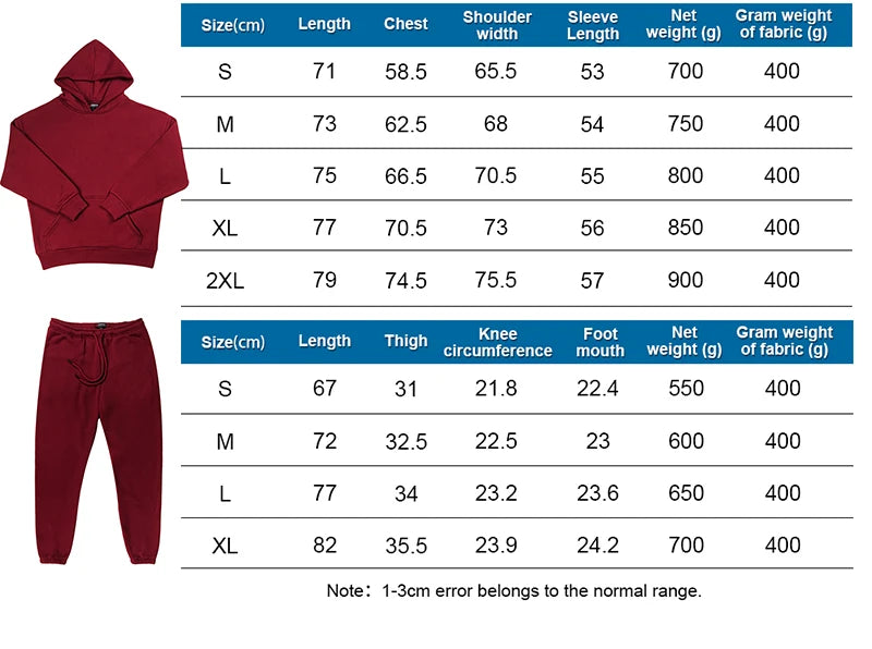 rainbowtouches quality pure cotton 2 piece couple hoodie solid color hip hop casual sportswear pullover mens pants plush unique default style 1470