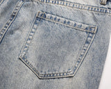 high street washed splash ink retro wide leg flared pants mens straight casual jeans for men harajuku loose denim trousers unique jeans style 4557