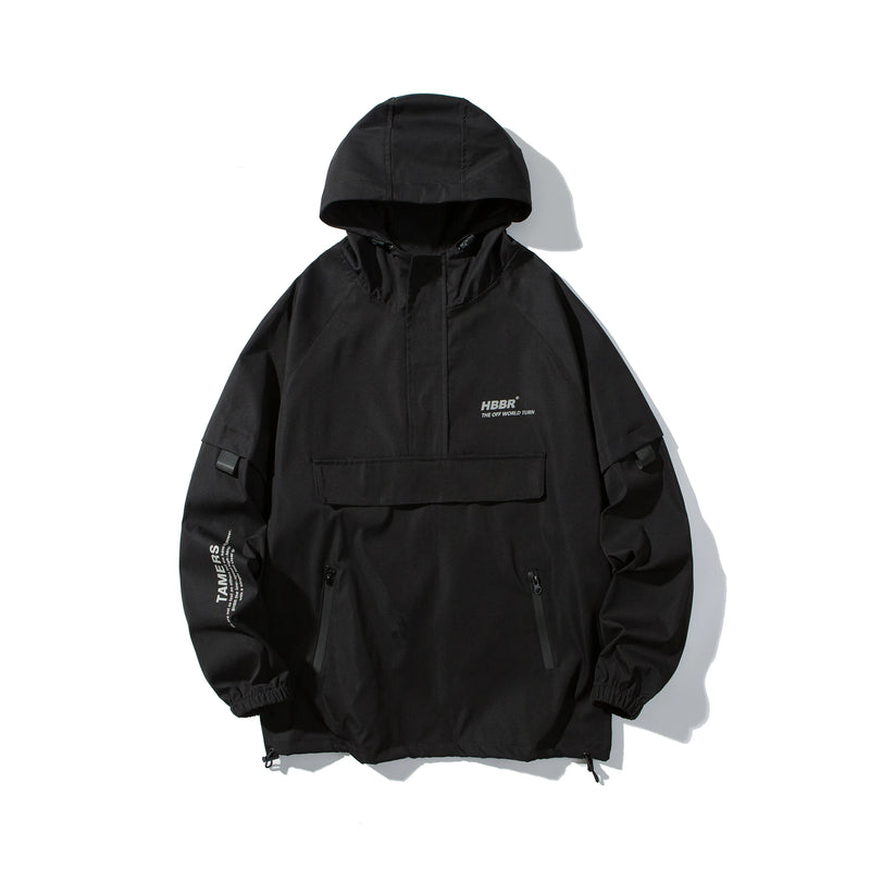 Minimalist Zip-Up Street Jacket Urban Fashion Essential