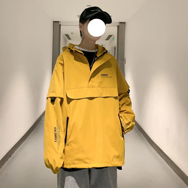 Minimalist Zip-Up Street Jacket Urban Fashion Essential