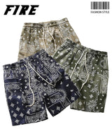 Rainbowtouches Fashion Brand Summer Men Loose Retro Printing Straight Leg Hip Hop Casual Comfortable Sport Tidal Current Shorts