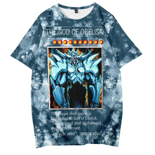 Harajuku Aesthetic print tee – Yu Gi Oh Tshirt Streetwear Men Casual High Street Japan 3D P