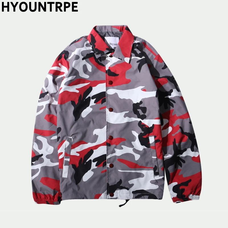 Oversized puffer quilted streetwear parka zip-up
