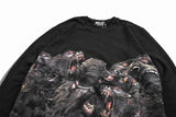 New 2018 High Men Roaring Orangutan Gentleman Hoodies Hoody Hooded Swe