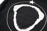 New 2019 Men Shark Teeth Bone Gentleman Hoodies Hoody Hooded Sweatshir