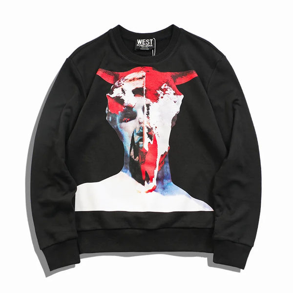 New Baolideng Men Demon Face Monster Gentleman Hoodies Hoody Hooded Sw