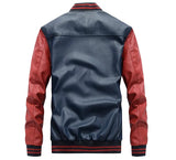 Embroidery Baseball Jackets Mens Fashion Pu Leather Coats 2018 New Hip Hop Streetwear Winter Warm Bomber Jacket Outwear