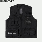 graphic outerwear featuring high street pockets vests men letter cargo waistcoat zipper military jacket 2018 new hip hop streetwear tactical vest sweatshirt design – premium quality jacket for men