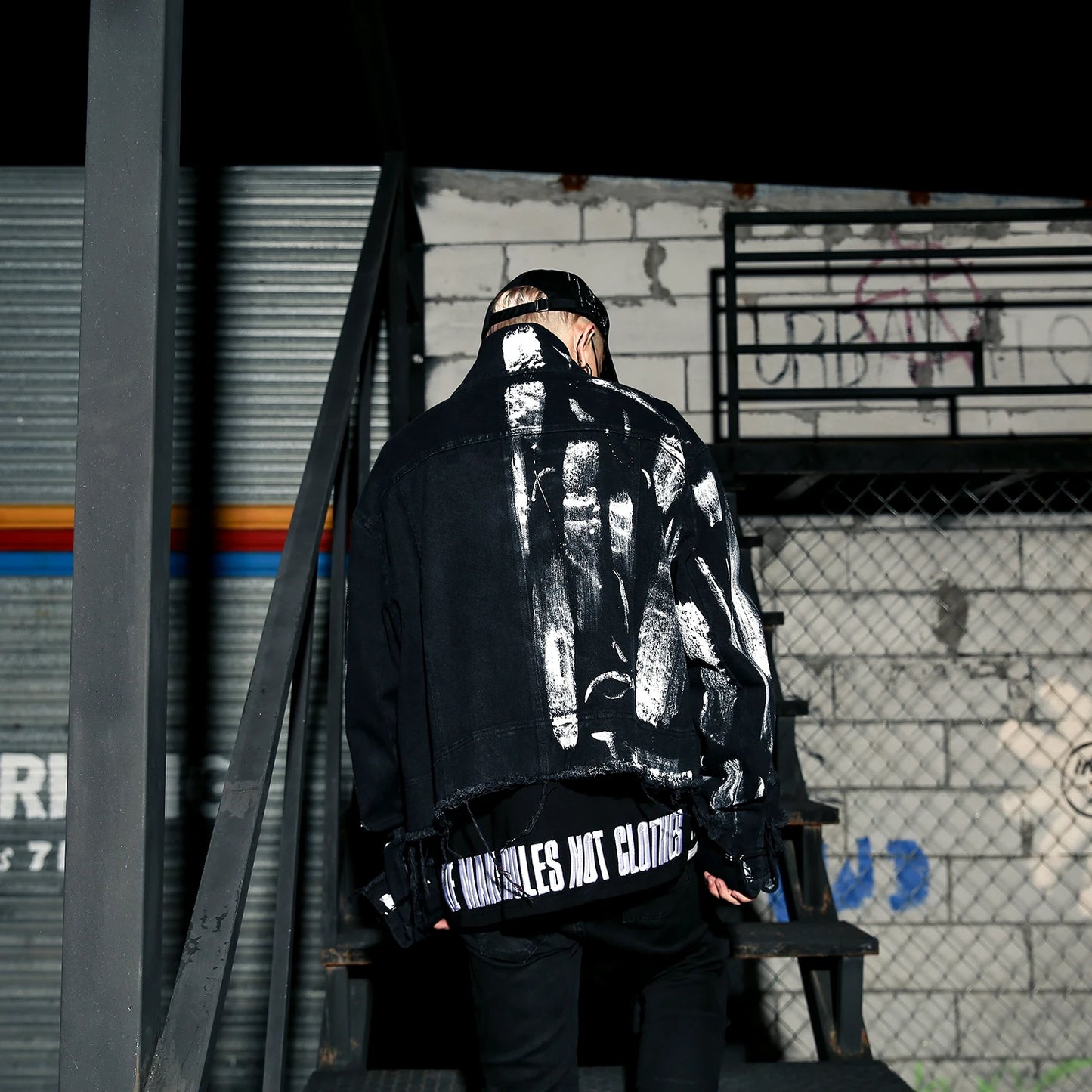 essential wear urban graphic design streetwear print fashion everyday image style hip casual material oversized style premium quality unisex - fit 76b3be hop designer-irregular-hand-painted-ripped-denim-jacket-coat-mens-hip-hop-autumn-outerwear-fashion-black-jean-streetwear-jackets high streetwear design ID 45737
