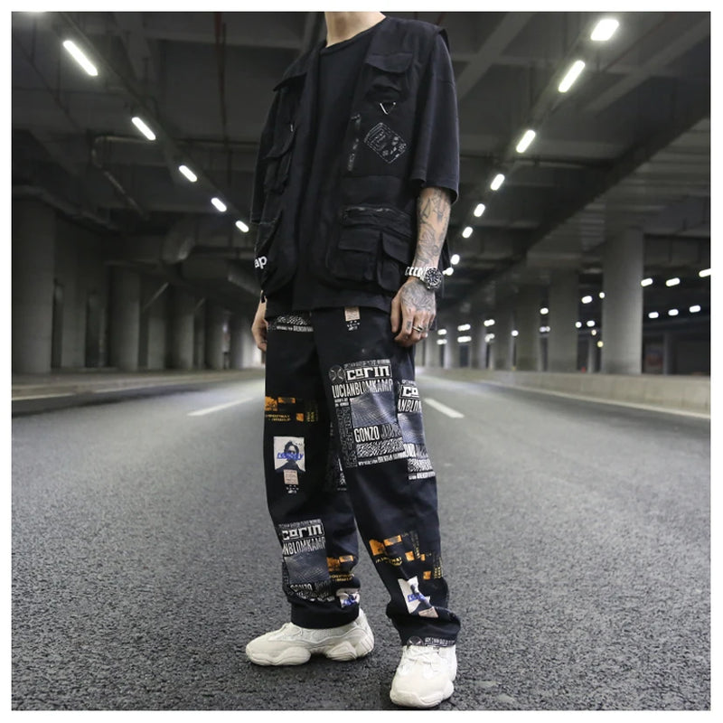 graphic outerwear featuring high street pockets vests men letter cargo waistcoat zipper military jacket 2018 new hip hop streetwear tactical vest sweatshirt design – premium quality jacket for men