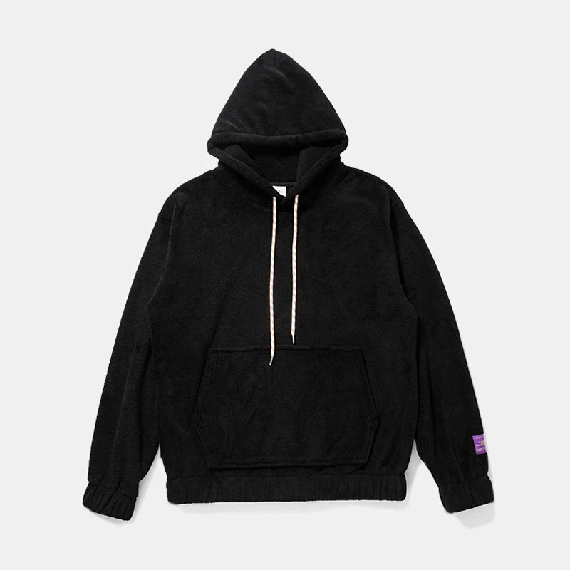 Warm Hoodies Mens 2018 Autumn Winter Hairy Sweatshirts Hip Hop Casual