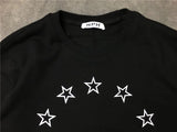 New High Striped Stitching Star Unisex Hoodies Hoody Hooded Sweatshirt