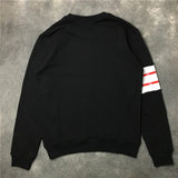 New High Striped Stitching Star Unisex Hoodies Hoody Hooded Sweatshirt