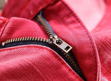 fashion ripped biker jeans denim distressed trousers slim fit zippers hip hop jeans motorcycle pants casual streetwear for men unique jeans style 1917