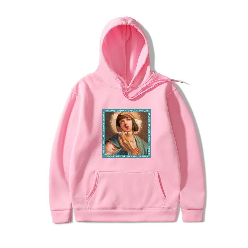 2021 Man And Woma Virgin Mary Hoodies Pullover Fashion Brand Design Pr