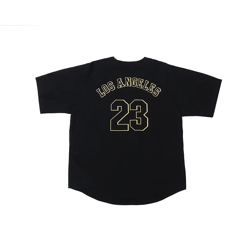Trapwear Shirt – Men Baseball Tee Shirts New Fashion Letter Printed Single Br – Urban Streetwear for Men & Women
