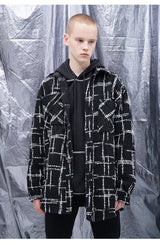 urban fashion featuring fashion plaid shirt parkas jackets men single breasted long sleeve top hip hop loose coats 2018 new autumn warm outerwear jacket design – premium quality jacket for men