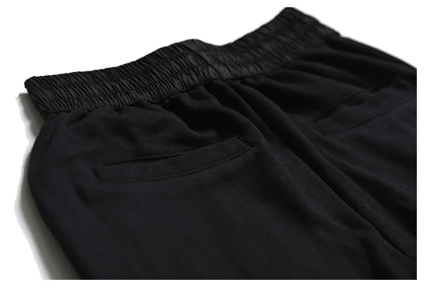 high street loose drawstring pants casual autumn new trousers black sportswear jogger pants fashion hip hop clothing for men unique joggers style 560
