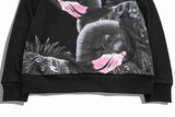 New High High Men Flamingo Swan Hoodies Hoody Hooded Sweatshirts Velve