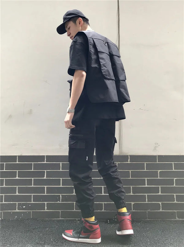 Urban vintage puffer zip-up minimalist oversized