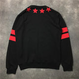New High Men Embroidery Star Stripes Gentleman Hoodies Hoody Hooded Sw