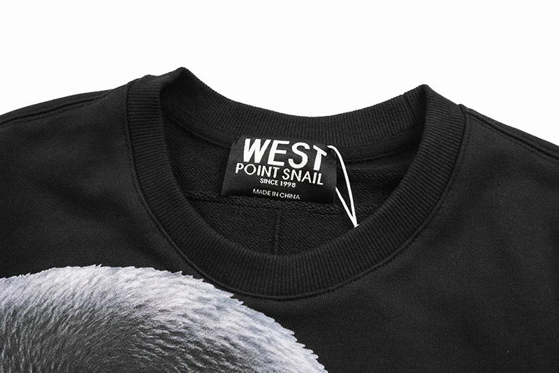 New High High Men Flamingo Swan Hoodies Hoody Hooded Sweatshirts Velve