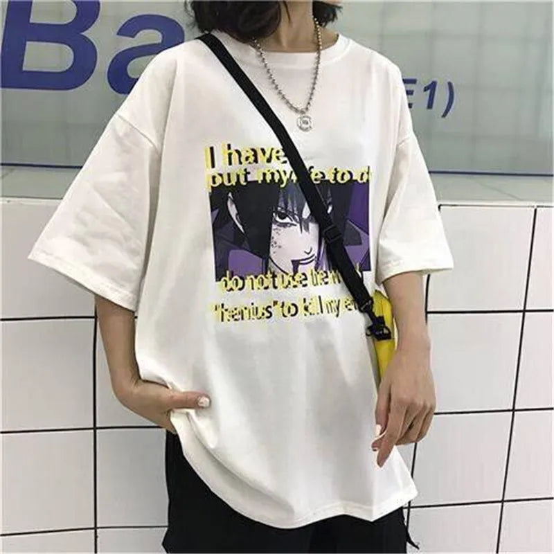 Vaporwave Oversized shirt – Harajuku High Street Tshirt Streetwear Men Summer Cute Amine