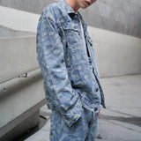 mens embroidery denim jackets fashion turn down collar long sleeve jean outerwear new spring casual streetwear jeans nan jack - variant style 1ac533 for streetwear fashion