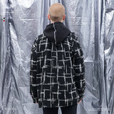 casual layering jacket featuring fashion plaid shirt parkas jackets men single breasted long sleeve top hip hop loose coats 2018 new autumn warm outerwear jacket design – premium quality jacket for men