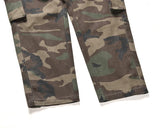 camouflage cargo pants men vintage side multi pocket button mens camou straight trousers streetwear military overalls for male unique cargo style 2100