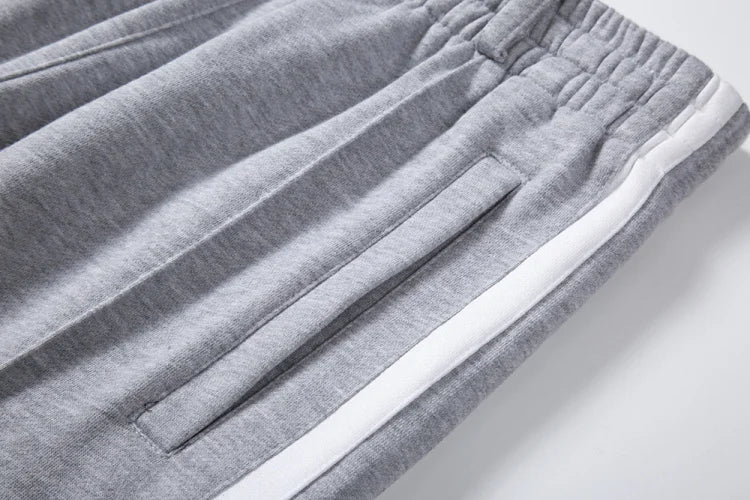 bottom zipper wide leg pants mens fashion straight trousers new loose hip hop streetwear men casual spring summer long pant unique default style 2313