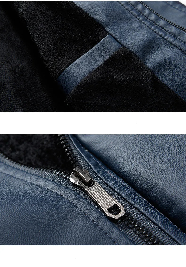 Embroidery Baseball Jackets Mens Fashion Pu Leather Coats 2018 New Hip Hop Streetwear Winter Warm Bomber Jacket Outwear