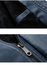 Embroidery Baseball Jackets Mens Fashion Pu Leather Coats 2018 New Hip Hop Streetwear Winter Warm Bomber Jacket Outwear