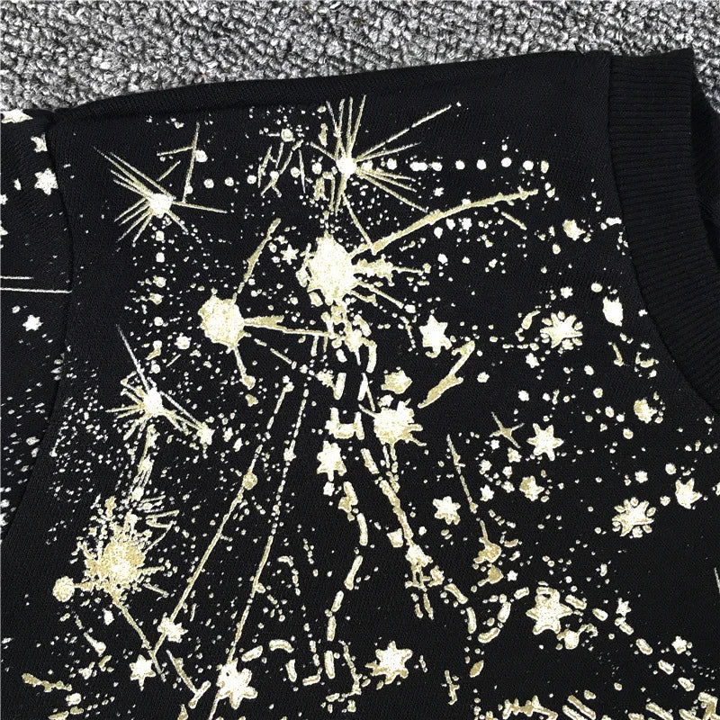 New High High Men Full Star Constellation Hoodies Hoody Hooded Sweatsh