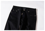 bottom graffiti printed zipper denim jeans mens ripped knee hole biker jean motorcycle slim trousers streetwear hip hop pants unique jeans style 2717