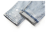 graffiti printed ripped destroied denim jean mens distressed biker jeans with sequins 2018 fashion high street slim pants jogger unique joggers style 3356