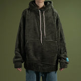 Warm Hoodies Mens 2018 Autumn Winter Hairy Sweatshirts Hip Hop Casual