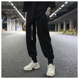mens casual sweatpant elastic waist streetwear men women track drawstring pants new fashion trousers hip hop joggers sweatpants unique joggers style 2061