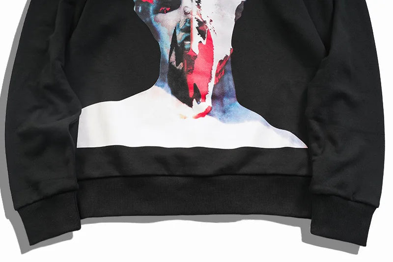 New Baolideng Men Demon Face Monster Gentleman Hoodies Hoody Hooded Sw