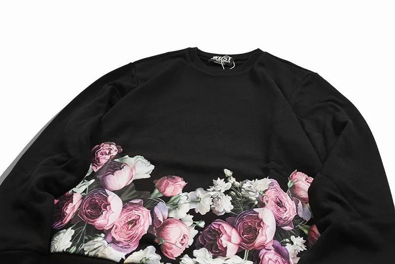 New Baolideng High Men 17 Romantic Roses Kenye Hoodies Hoody Hooded Sw