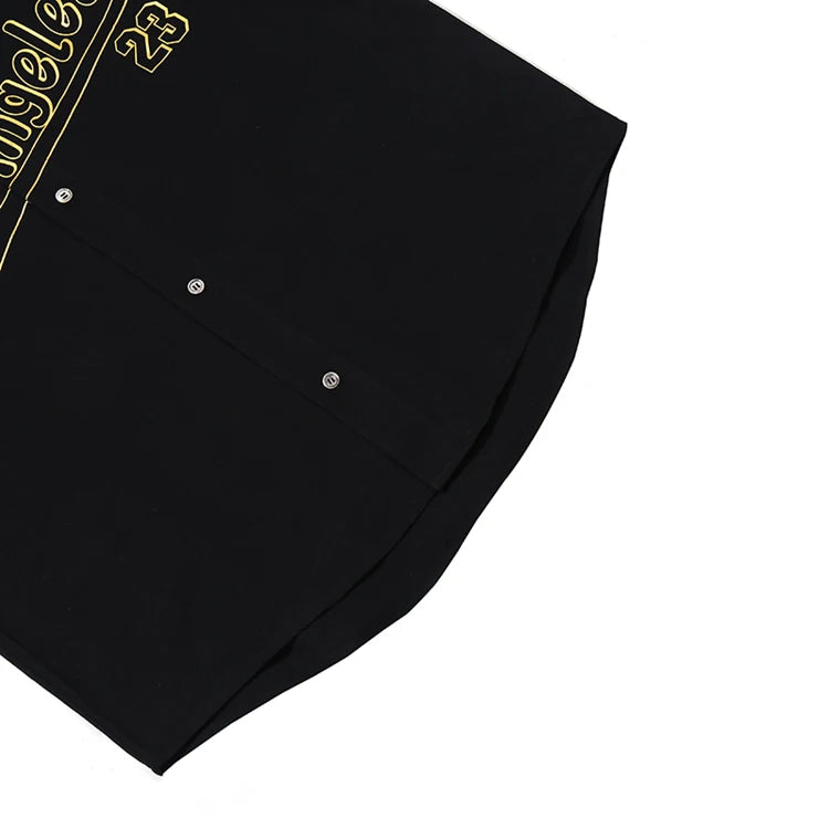 Trapwear Shirt – Men Baseball Tee Shirts New Fashion Letter Printed Single Br – Urban Streetwear for Men & Women