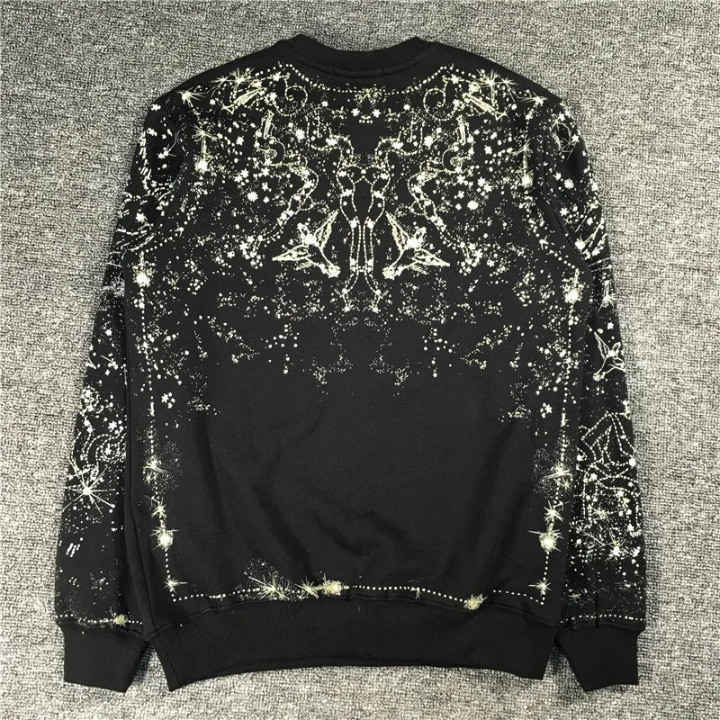 New High High Men Full Star Constellation Hoodies Hoody Hooded Sweatsh