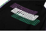 Men Hip Hop Hoodie Sweatshirt Drunk Illusion Chinese Character Hoodie Streetwear Casual Black Hooded Pullover Cotton Autumn 2023